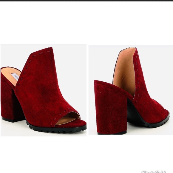 New Chelsea & Violet
Tess Suede Block Heel Mules - Picture 3 of 13
